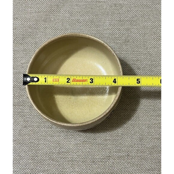 Vtg. Japanese Akahada ware tea bowl handmade Masando Oshino pottery Signed - Picture 12 of 15